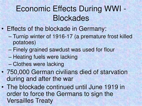 Ppt Economic Effects Of Wwi Powerpoint Presentation Free Download