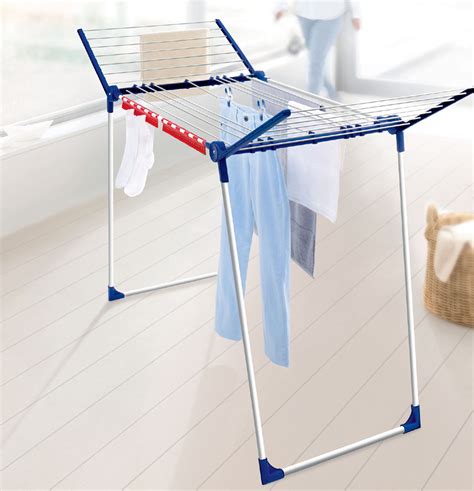 It opens and closes easily. Pegasus 200 Varioline Indoor-Outdoor Drying Rack in ...
