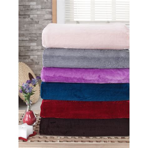 Berrnour Home Silky Touch Velvet Plush Throw Blanket And Reviews Wayfair