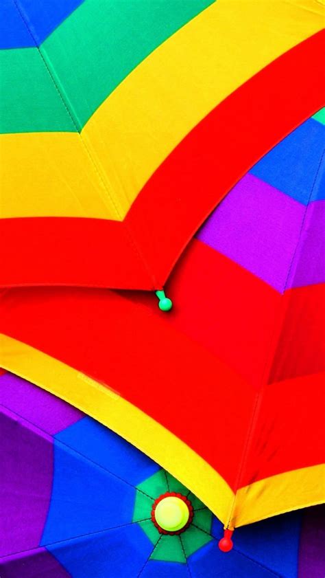 Colourful Umbrella Iphone Wallpapers Free Download