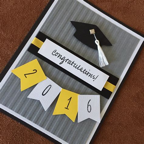 Homemade Graduation Card Unique 2016 Graduation Card Congrats Grad