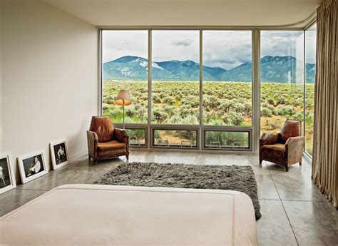 Modern Bedroom And Antoine Predock In Taos New Mexico Design Your
