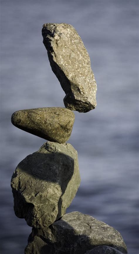 Stacking Rocks In Sausalito Rock Sculpture Balance Art Stone Art