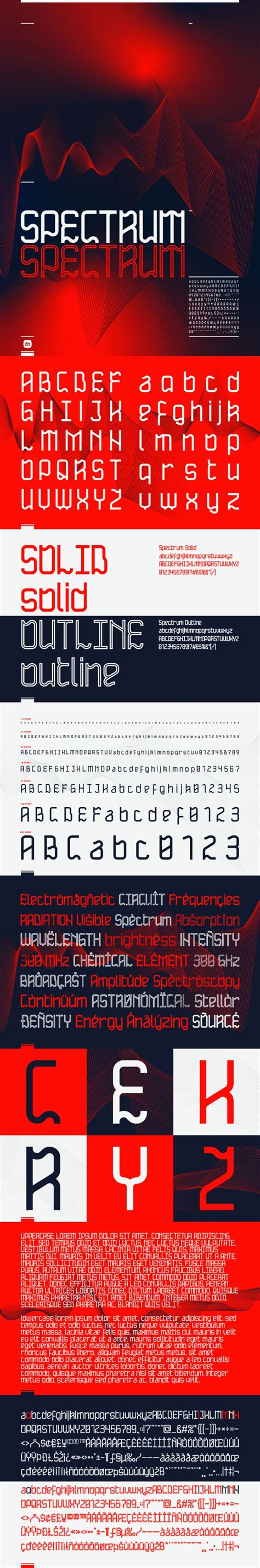 Spectrum Free Font On Behance In 2021 Free Font Spectrum Fonts