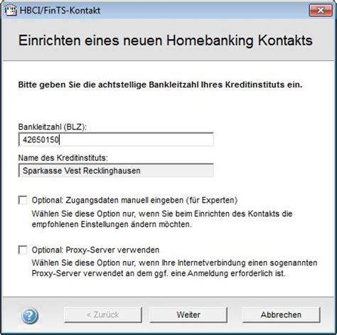 Sie suchen die bankleitzahl zu einer bank? Bankabruf-Einrichten - Faktura-XP Handbuch