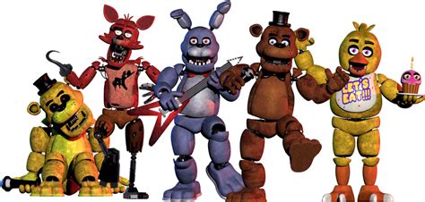Five Nights Png Five Nights At Freddys Characters Png Free