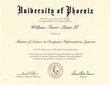 Pictures of University Of Phoenix Online Diploma