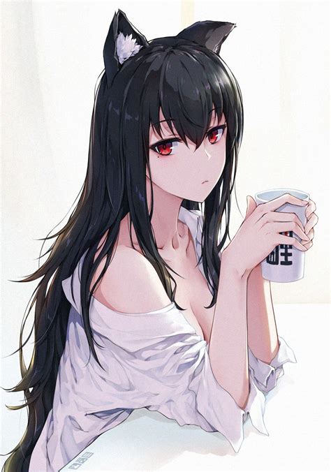 Female Anime Character Neko Anime Wallpaper Hd