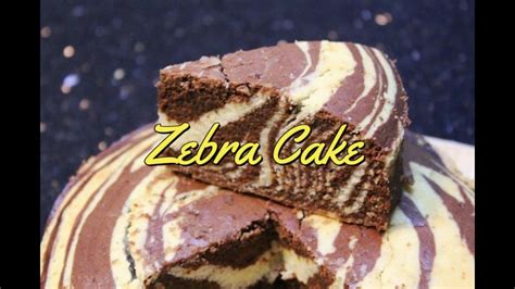Easy Zebra Cake Recipe Yummy Tummy Step By Step Youtube