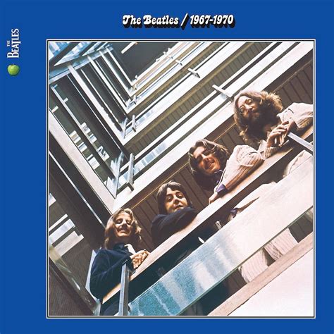 The Beatles The Beatles 1967 1970 The Blue Album Cover Zic Man