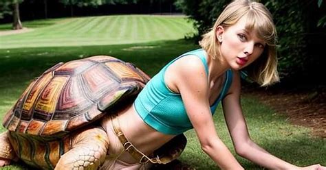 Cursed Ai Image Taylor Swift Fuses With A Tortoise To Become To Taylor Slow Album On Imgur