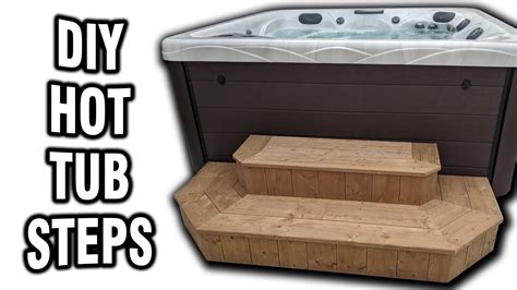 Diy Hot Tub Stairs Spa Step Free Plans Youtube