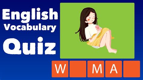 English Vocabulary Quiz With Answers Game To Learn English Vocabulary