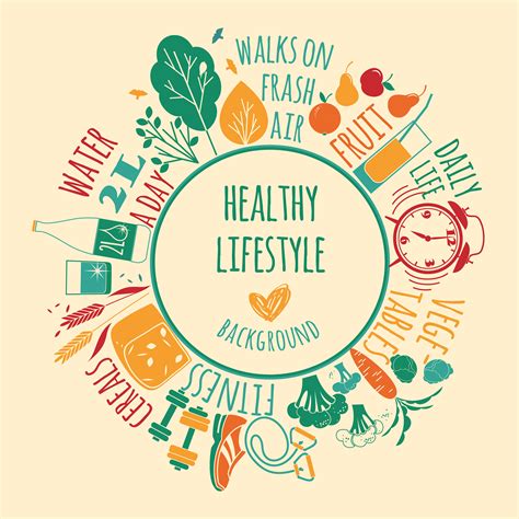 Vector Illustration Of Healthy Lifestyle Vector Art At Vecteezy