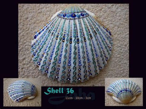 Handpainted Ocean Shell By Jaba 11cm 10cm 3cm Shell Crafts Sea