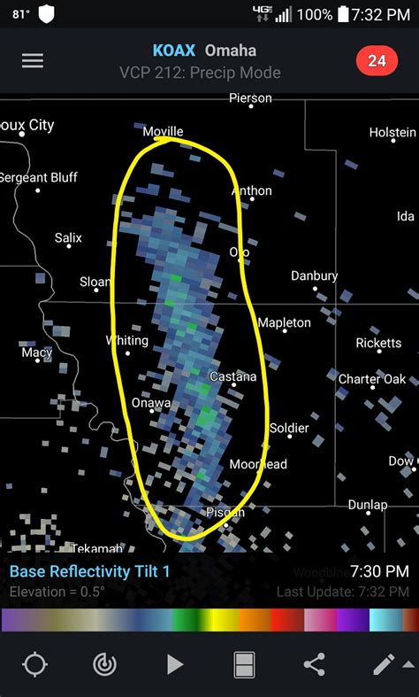 Anomalous Cloud Appears On Weather Radar In Iowa Strange Sounds