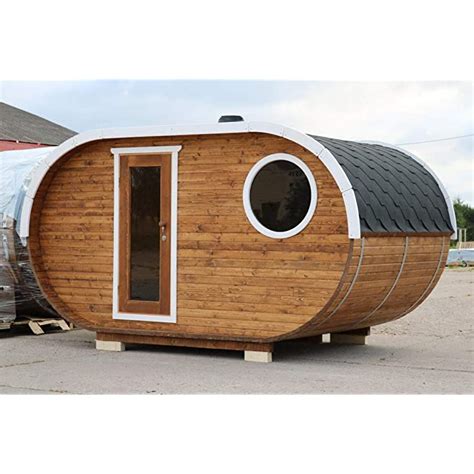 Buy Oval Sauna Kit W2 8 Person Outdoor Sauna With Harvia
