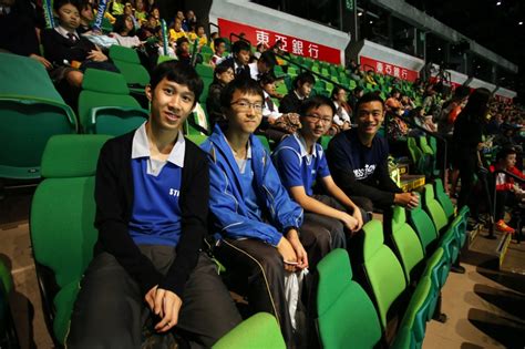 Let's come together and cheer our hong kong players!. Secondary and Primary Schools Students Enjoy the Hong Kong ...