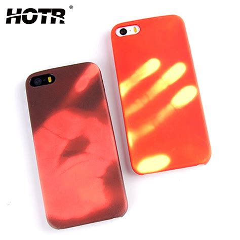 Hotr Heat Sensitive Case For Iphone 5s Hot Cold Changed Color Cover For
