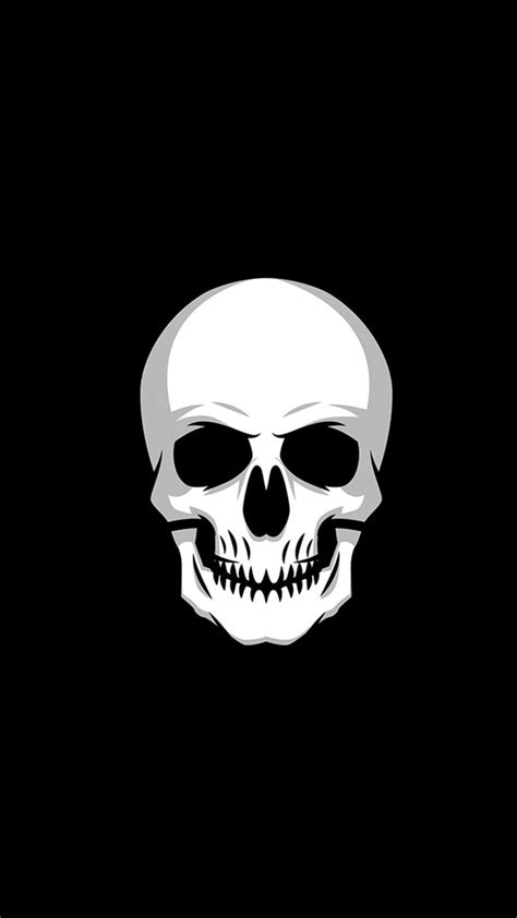 1080x1920 Skull Logo Hd Artist Artwork Digital Art Dark Black