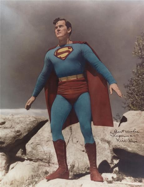 Lot Detail Kirk Alyn Signed 11 X 14 Superman Photograph Beckett