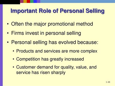 Ppt Personal Selling And The Marketing Concept Powerpoint