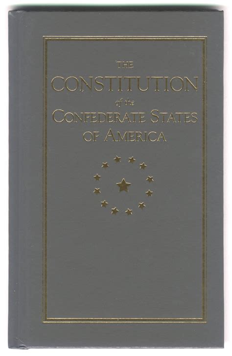 The Constitution Of The Confederate States Of America Sons Of