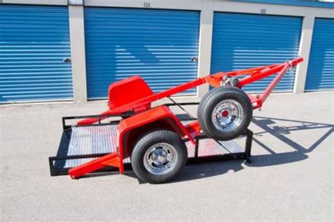 5x9 Rampless Drop Bed Motorcycle Trailer 3300 Chicago Motorcycle
