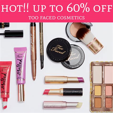 Hot Up To 60 Off Too Faced Cosmetics Deal Hunting Babe