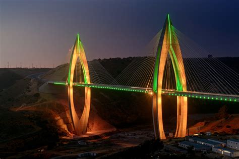 Longest Cable Stayed Bridge In Africa Lit Up With Philips Leds Morocco