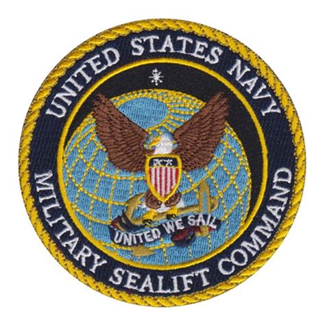 Us Navy Military Sealift Command Patch United States Navy Patches