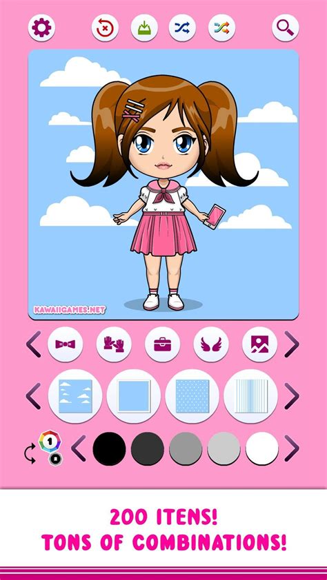 Kawaii Anime Chibi Dress Up Avatar Maker For Android Apk Download