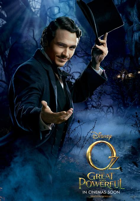 finley mockingly salutes oz finley: MOVIES: Disney releases four posters for OZ — Major ...
