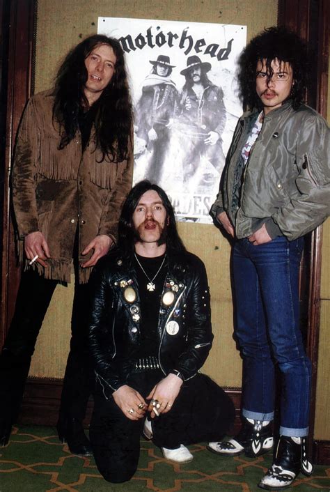 Fast Eddie Clarke And Philthy Animal Taylor And Lemmy Kilmister Motorhead