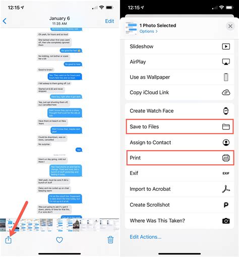How To Export Or Print A Text Conversation From Iphone