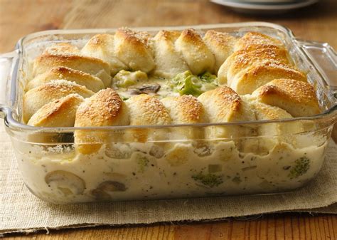 Chicken Alfredo Biscuit Casserole Recipe A Photo On