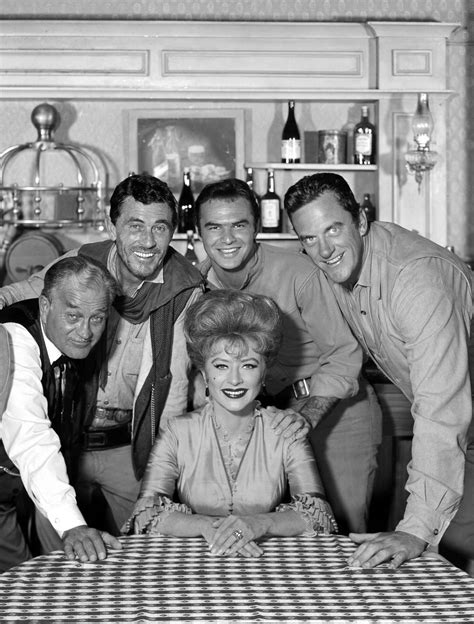 Gunsmoke Main Cast Photo From The 1962 65 Vintage L R Milburn Stone Ken Curtis Burt Reynolds