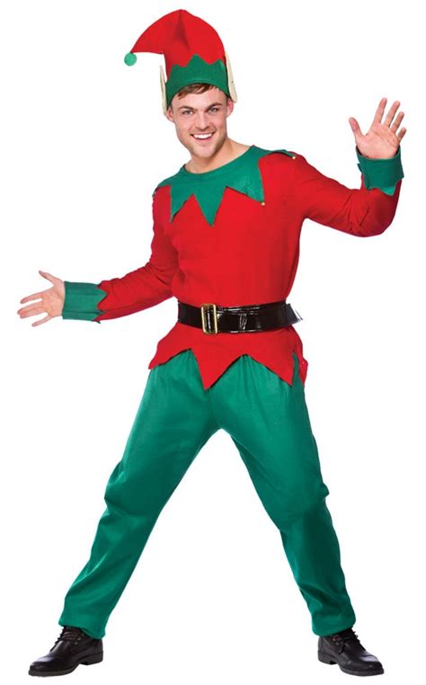 Deluxe Elf Christmas Costume All Mens Costumes Elf Kostuum Nette