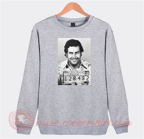 Pablo Escobar Mugshot Custom Sweatshirt Mugshot Shirt Cornershirt