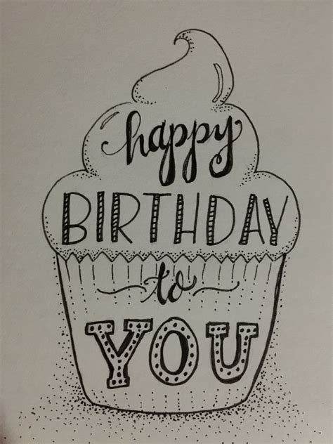 Pin By Sharlene Ricks On Cards Birthday Card Drawing Birthday Cards