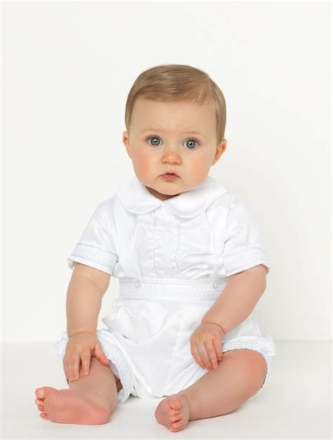 Infant Modern Baby Boy Baptism Outfit Prestastyle