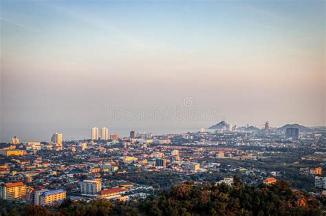Hua Hin City At The Sunset Stock Image Image Of High 143208159