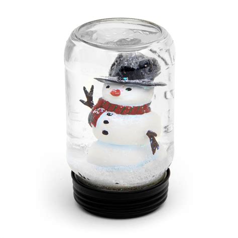 A Fresh Take On An Old Classic This Snowman Snow Globe From Cool Snow