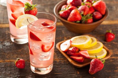 Freckled Lemonade With Images Sparkling Strawberry