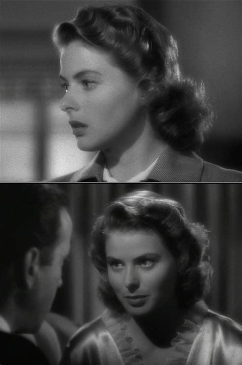 Ingrid Bergman Playing Ilsa Lund In Casablanca 1942 These Scenes Are
