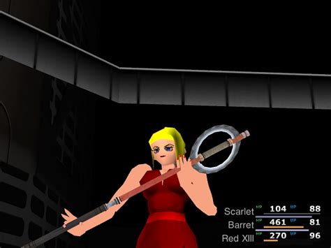 Improved Scarlet Battle Model In Game Image Final Fantasy 7 The