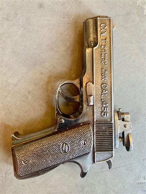 Vintage Colt 45 Handgun Lighter At 1stdibs Colt 45 Vintage Colt Gun 45