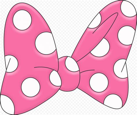Hd Minnie Mouse Pink Ribbon Bow Tie Png Citypng