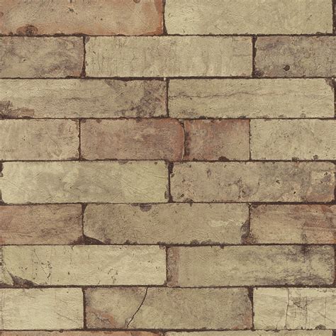 Rasch Factory Stone Pattern Brick Wall Effect Mural Wallpaper 446388