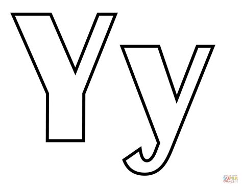 Letter Y Coloring Page Free Printable Coloring Pages Coloring Home